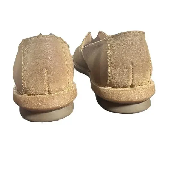 Born Leather Slip On Flats Size 7 Brown Comfort Casual Minimalist - Picture 4 of 10